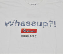 Vintage Budweiser Whassup South Padre Island Texas Shirt Size Large