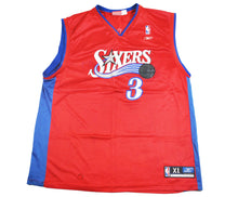 Vintage Philadelphia 76ers Allen Iverson Jersey Size X-Large