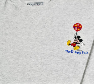 Vintage The Disney Fair Mickey Mouse Sweatshirt Size Large