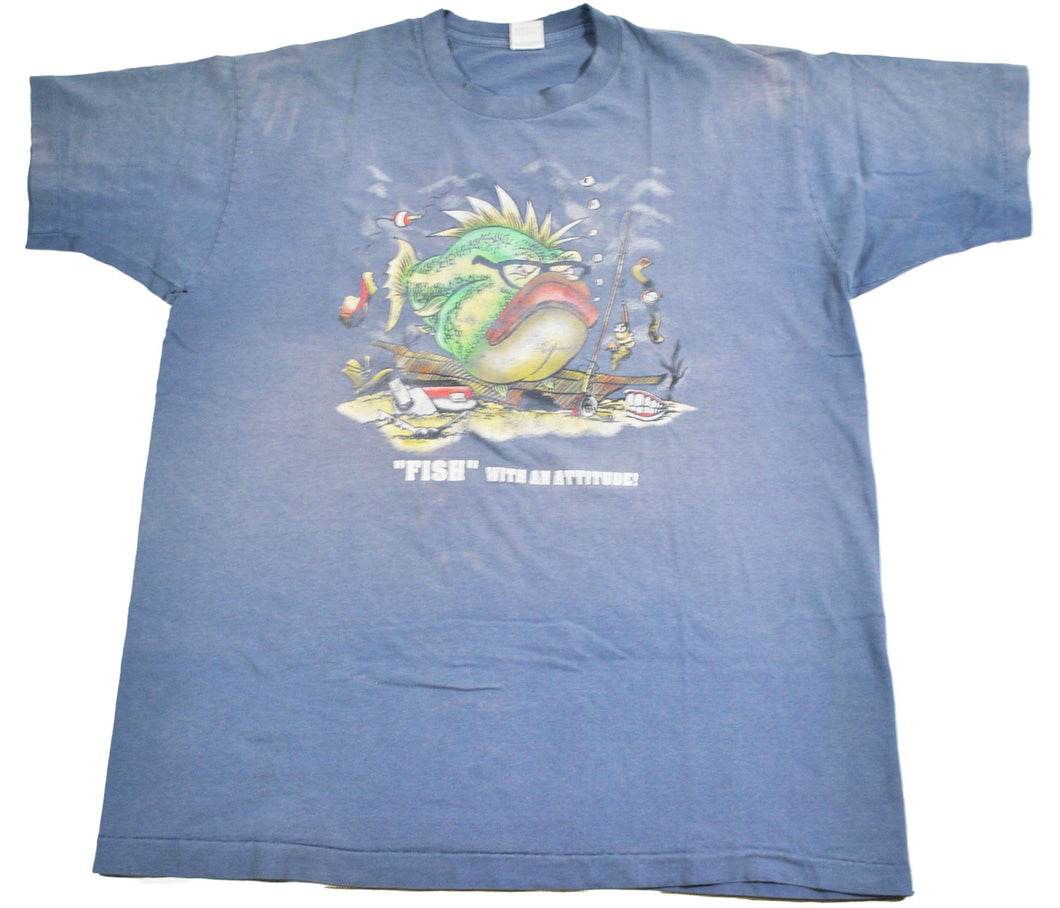 Vintage Fish Shirt Size 2X-Large