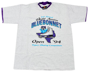 Vintage Figure Skating Competition 1994 Bluebonnet Austin Texas Shirt Size Small