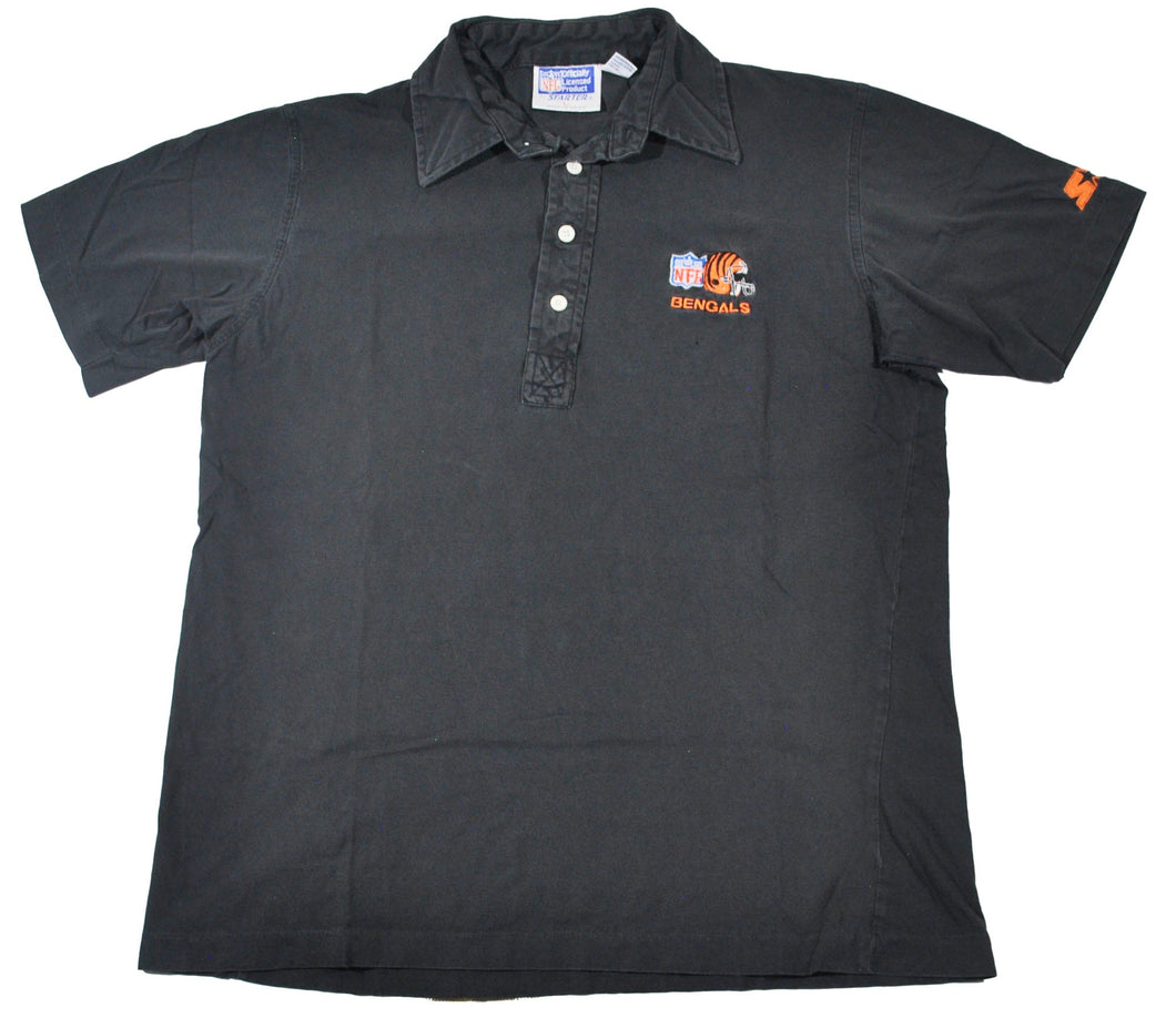 Vintage Cincinnati Bengals 80s Starter Polo Size Small