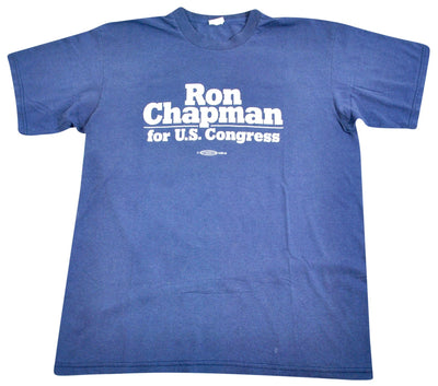 Vintage Ron Chapman for US Congress Shirt Size Large