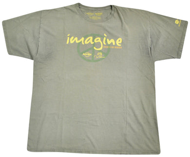 Vintage John Lennon Imagine Hard Rock 2011 Shirt Size X-Large