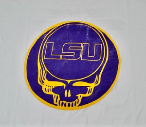 Vintage LSU Tigers Grateful Dead One More Saturday Night Shirt Size X-Large