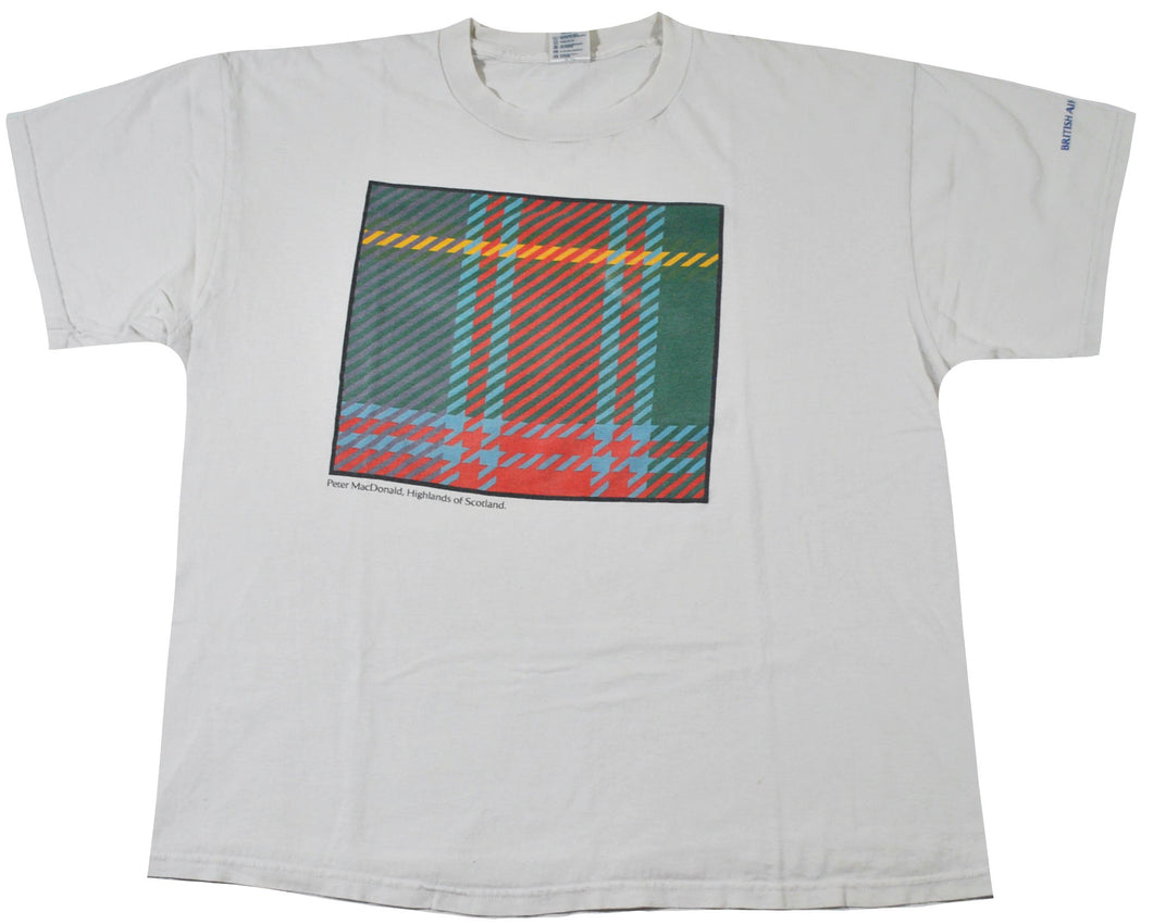 Vintage Peter MacDonald Highlands of Scotland Shirt Size X-Large