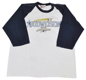 Vintage Budweiser MLB All Star 2002 Dale Earnhardt Jr Shirt Size X-Large
