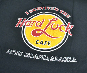 Vintage Military Alaska Hard Luck Cafe Shirt Size X-Large