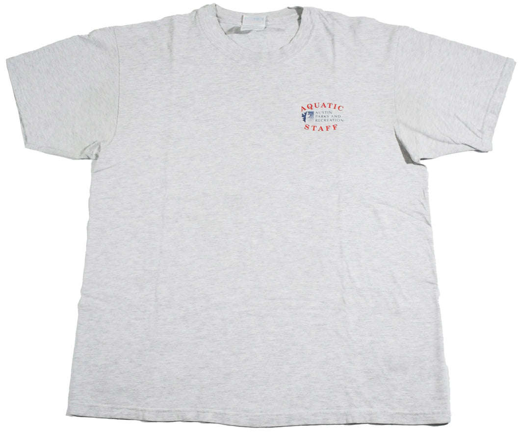 Vintage Austin Parks & Recreation Aquatic Staff Shirt Size Large