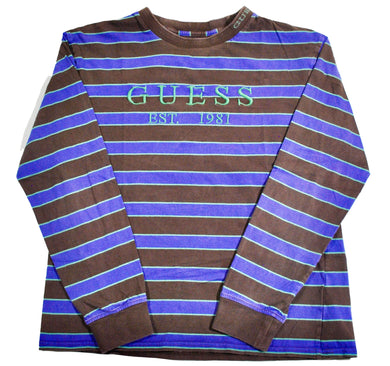 Guess Long Sleeve Stripe Shirt Size Medium