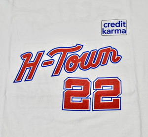 Houston Rockets Clyde Drexler Shirt Size X-Large