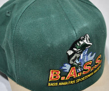 Vintage Bass Anglers Sportsman Society Fishing Strap Hat