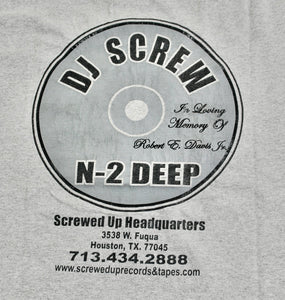 Vintage DJ Screw Off The Head Shirt Size Large