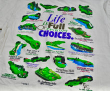 Vintage Life is Full of Important Choices Golf Courses Shirt Size X-Large