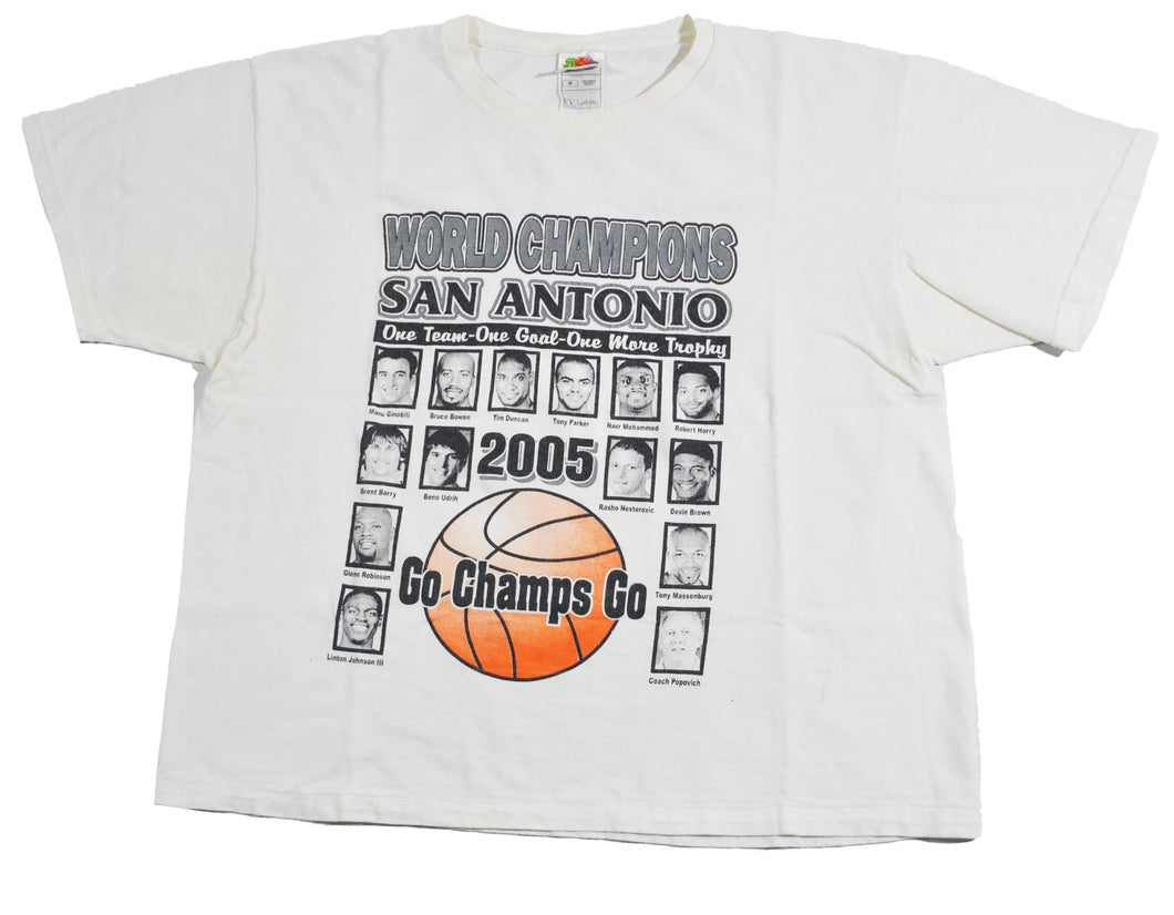 Vintage San Antonio Spurs Crop Shirt Size Large