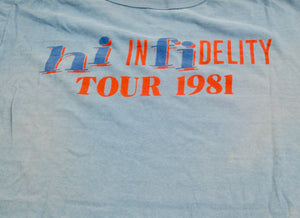 Vintage REO Speedwagon 1981 Tour Shirt Size Large