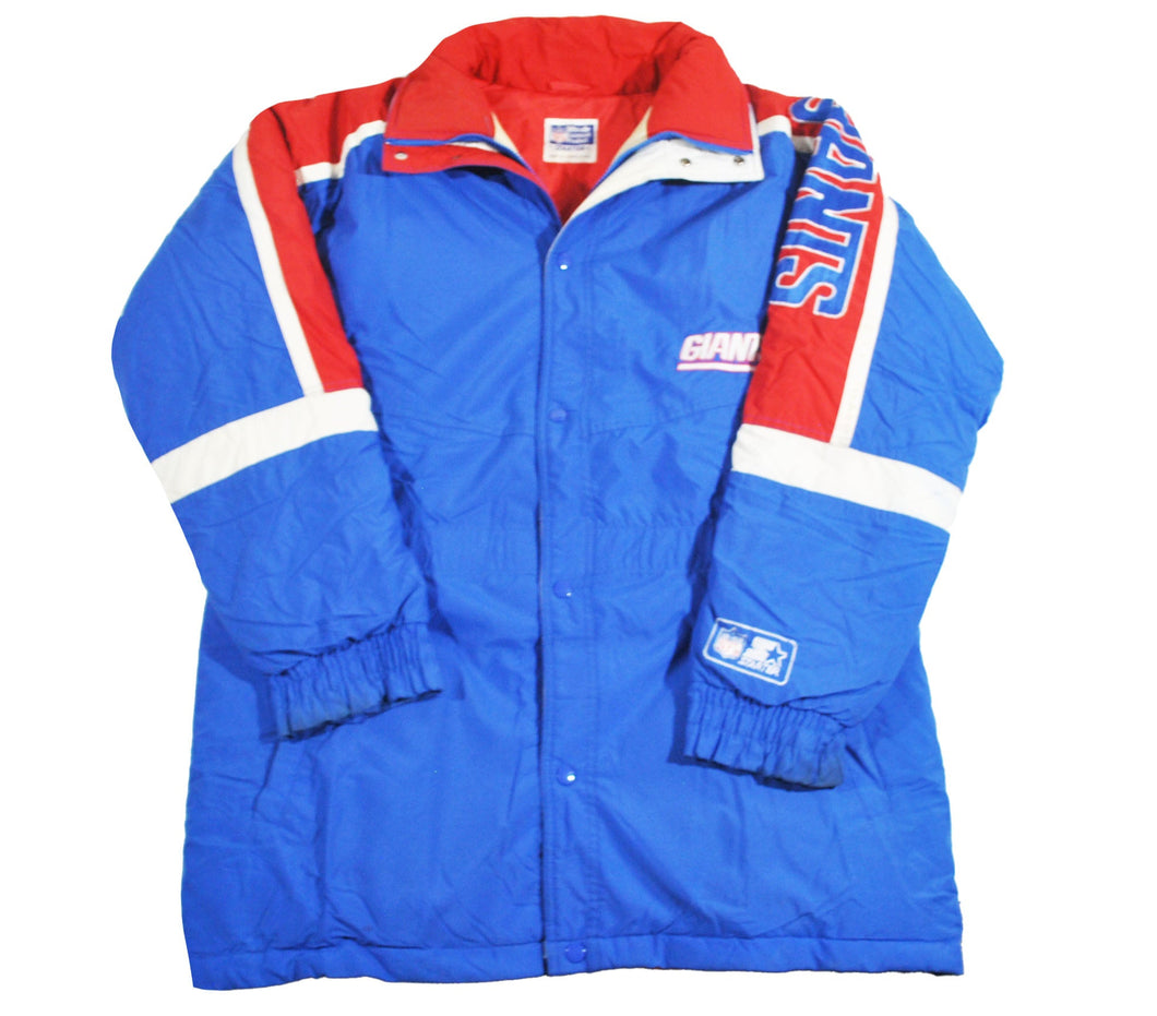 Vintage New York Giants Starter Brand Jacket Size Large
