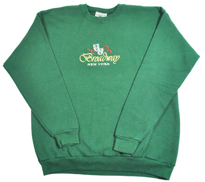 Vintage Broadway New York Sweatshirt Size Large