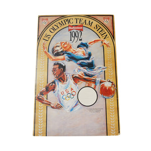 Vintage 1992 Olympic Budweiser Cardboard Sign