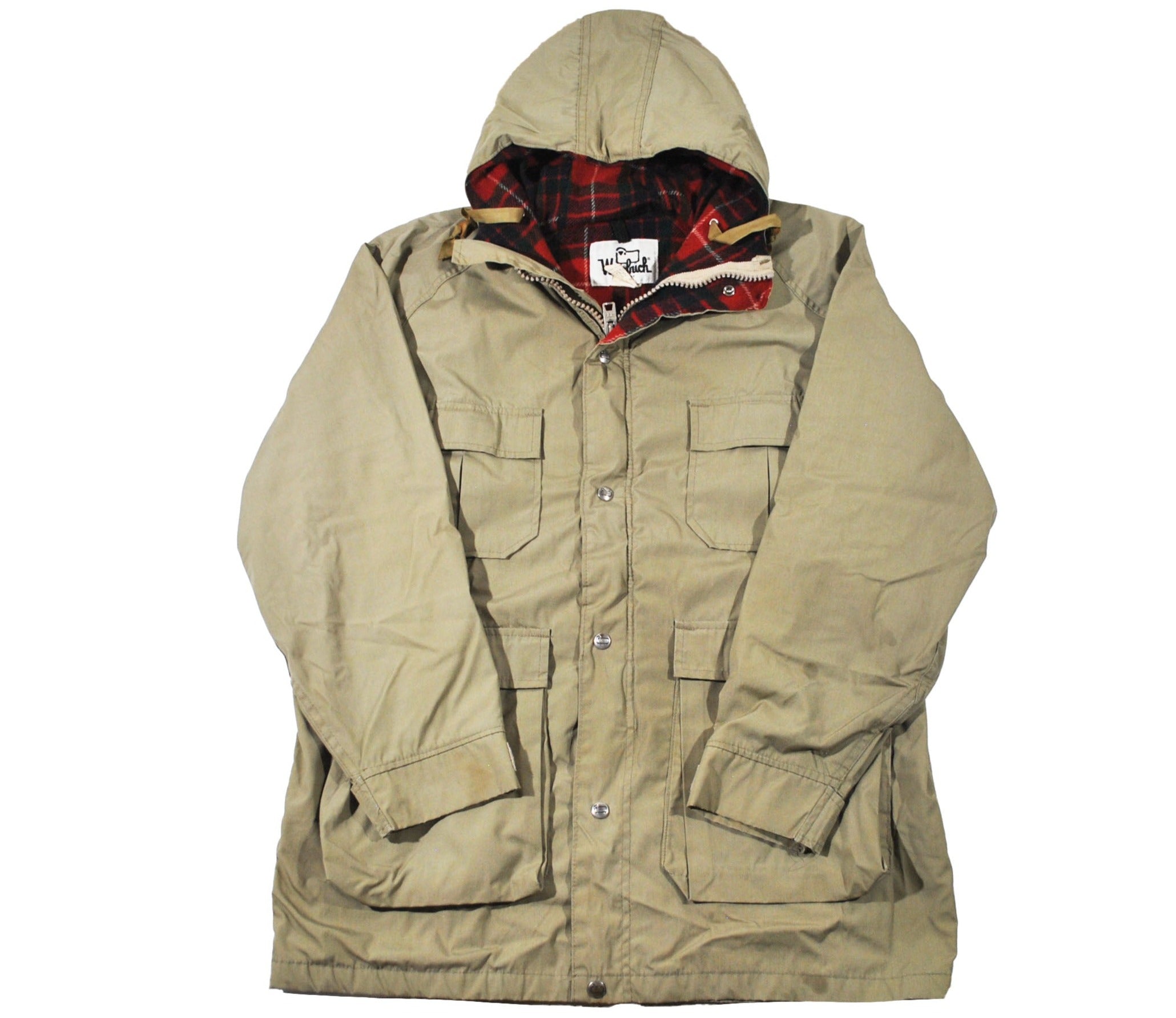 WOOLRICH ダークグレー ウールボアベスト 2XL Men's Mountain GORE-TEX Waterproof Parka with Hood black