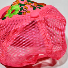 Vintage Hand Sewn Flower Snapback