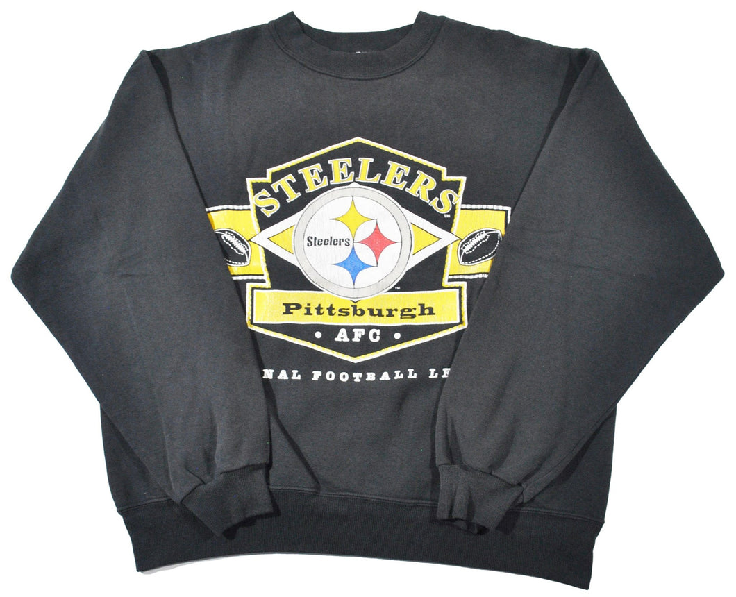 Vintage Pittsburgh Steelers Sweatshirt Size Large