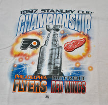 Vintage Detroit Red Wings Philadelphia Flyers 1997 Stanley Cup Shirt Size Large