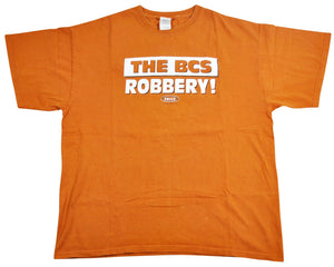 Vintage Texas Longhorns BCS Robbery Shirt Size X-Large