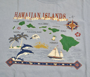 Vintage Hawaiian Islands Shirt Size Large