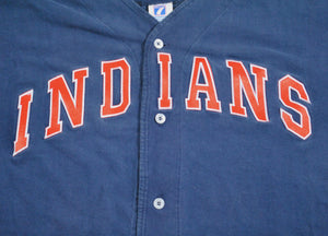 Vintage Cleveland Indians Logo 7 Jersey Size X-Large