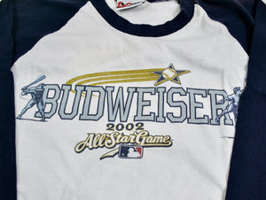 Vintage Budweiser MLB All Star 2002 Dale Earnhardt Jr Shirt Size X-Large