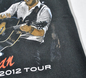 Vintage Jason Aldean Luke Bryan 2012 Tour Shirt Size Small