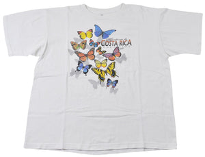 Vintage Costa Rica Butterfly Shirt Size Large
