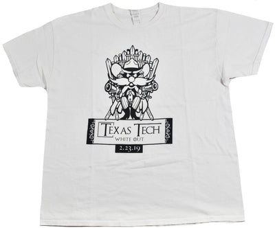 Texas Tech Red Raiders White Out 2019 Shirt Size X-Large