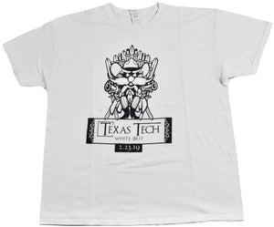 Texas Tech Red Raiders White Out 2019 Shirt Size X-Large