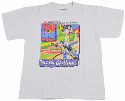 Vintage Tour De Cure 2001 Oakley Shirt Size Large