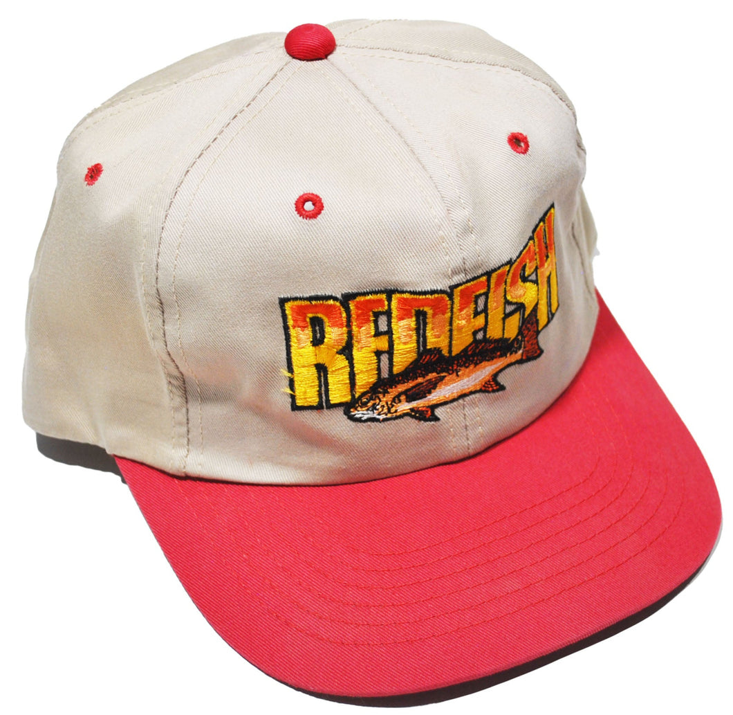 Vintage Red Fish Snapback