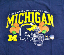 Michigan Wolverines 2021 Orange Bowl Shirt Size Large