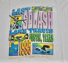 Vintage Lake Travis 1995 Last Splash Austin Texas Shirt Size X-Large