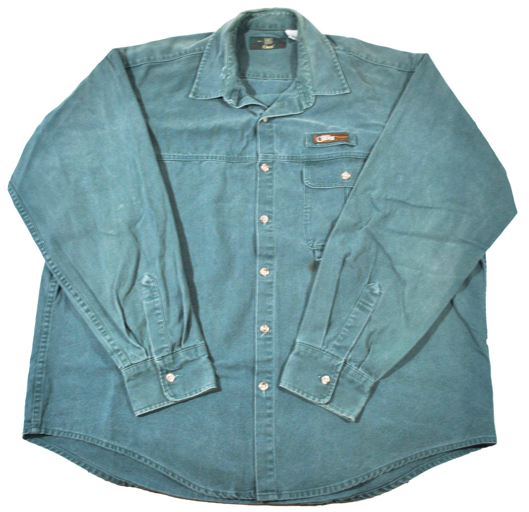 Vintage Orvis Fishing Button Shirt Size X-Large