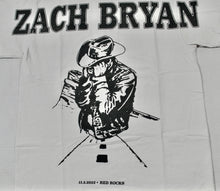 Zach Bryan Red Rocks Shirt Size Medium