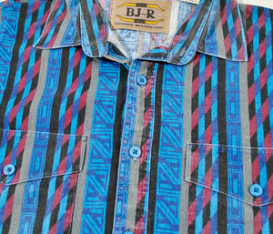 Vintage BJ-R Button Shirt Size Large