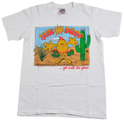 Vintage Sun Drop Go With The Glow! Arizona Shirt Size Small