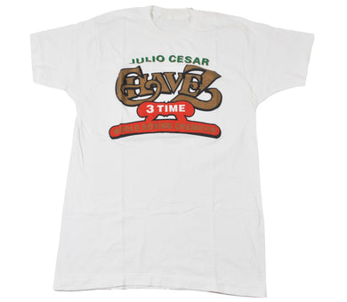 Vintage Julio Cesar 3 Time World Boxing Champion Shirt Size Large