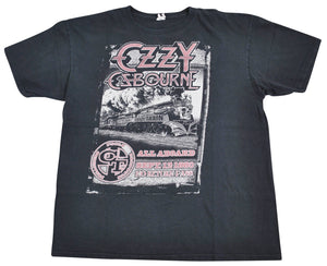 Ozzy Osbourne Crazy Train Shirt Size X-Large