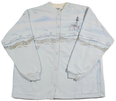 Vintage Lighthouse Sweatshirt Size Medium