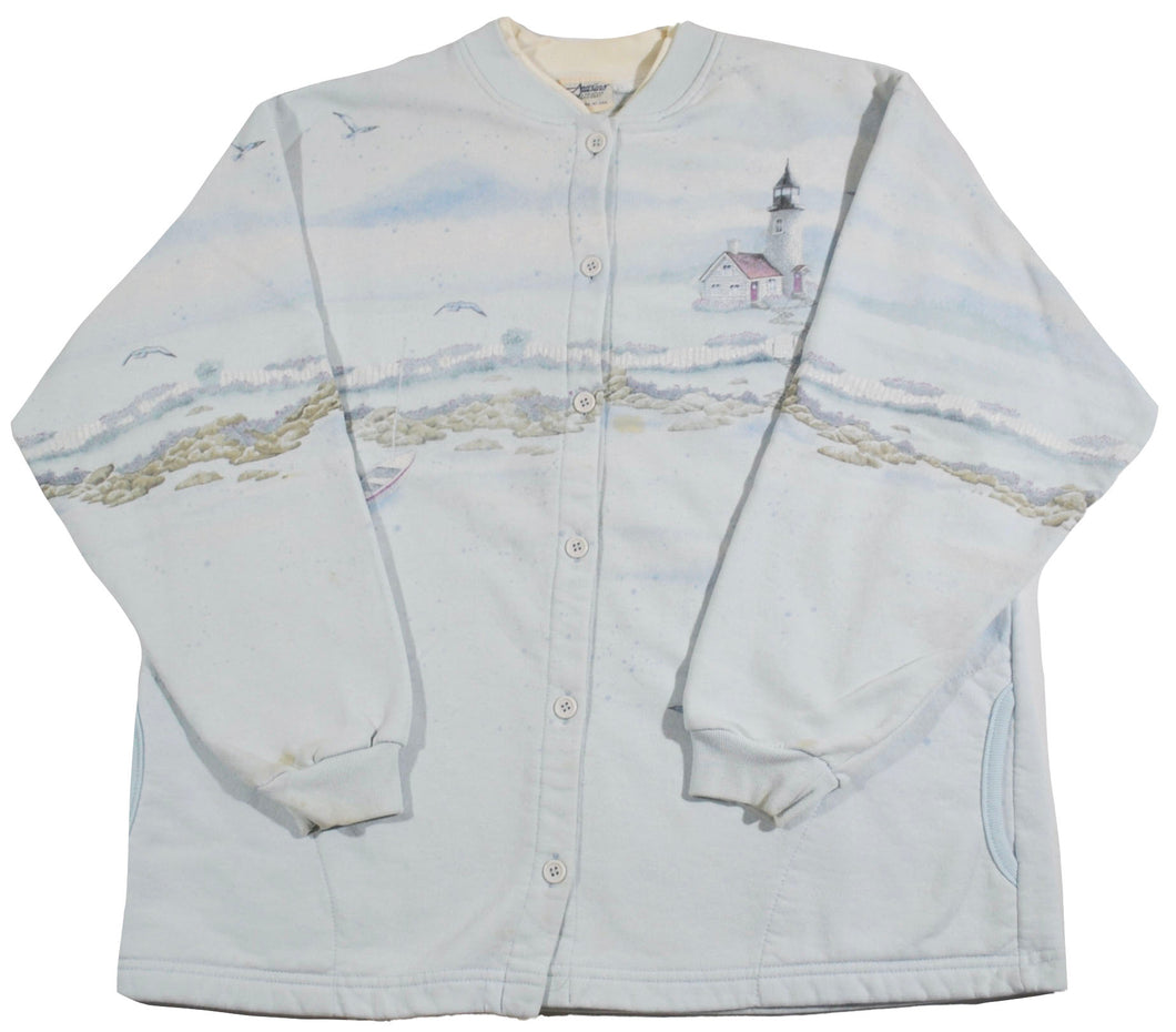Vintage Lighthouse Sweatshirt Size Medium