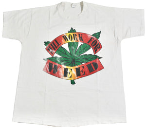 Vintage Will Work For Weed Chicago 1995 Grateful Dead Pearl Jam Jerry Garcia Final Show Shirt Size X-Large