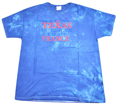 Vintage Texas is Bigger Than France Shirt Size X-Large