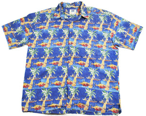 Vintage Kahala Hawaiian Button Shirt Size X-Large